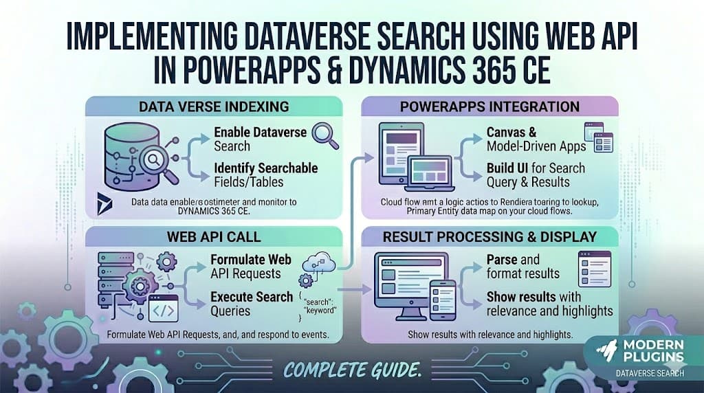 Implementing Dataverse Search Using Web API in PowerApps and Dynamics 365 CE
