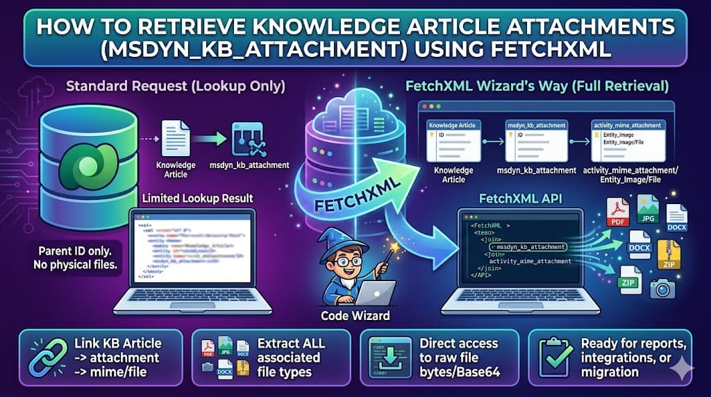 How to Retrieve Knowledge Article Attachments (msdyn_kbattachment)